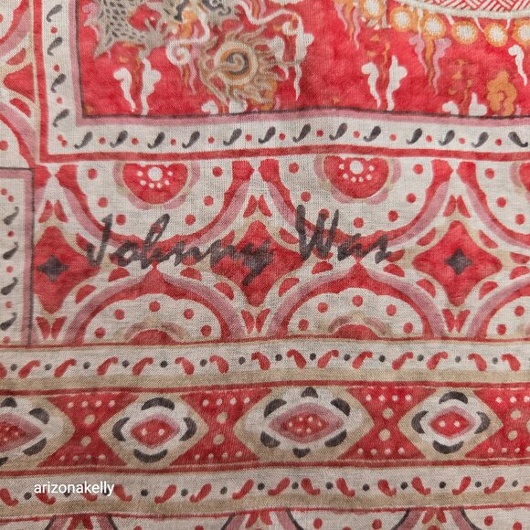 Johnny Was Silk Scarf #6 - Picture 2 of 7